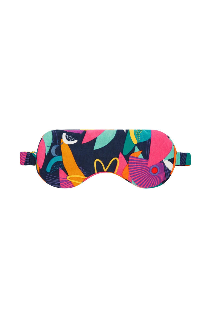 Colourful bamboo eyemask cancun print